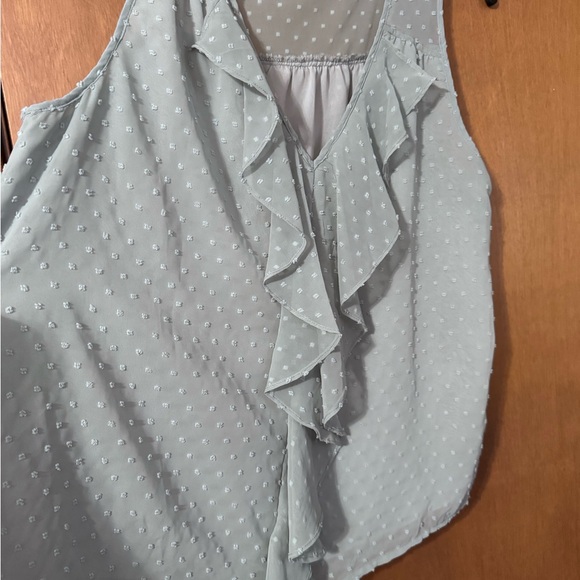 Mittoshop boutique brand Elegant Sleeveless Ruffle Top size M - Picture 3 of 4